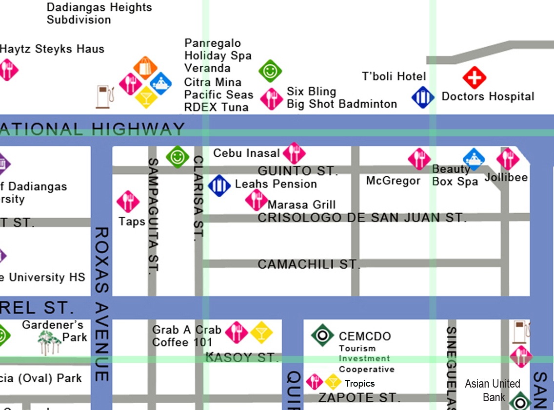 Gensan Map